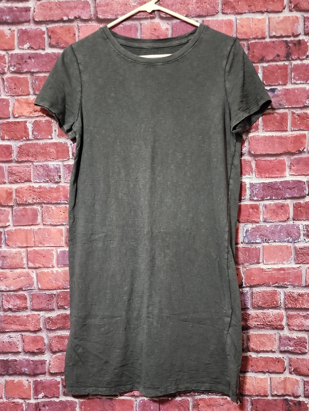 Womens Like New Universal Thread Charcoal Gray T-Shirt Dress Size S